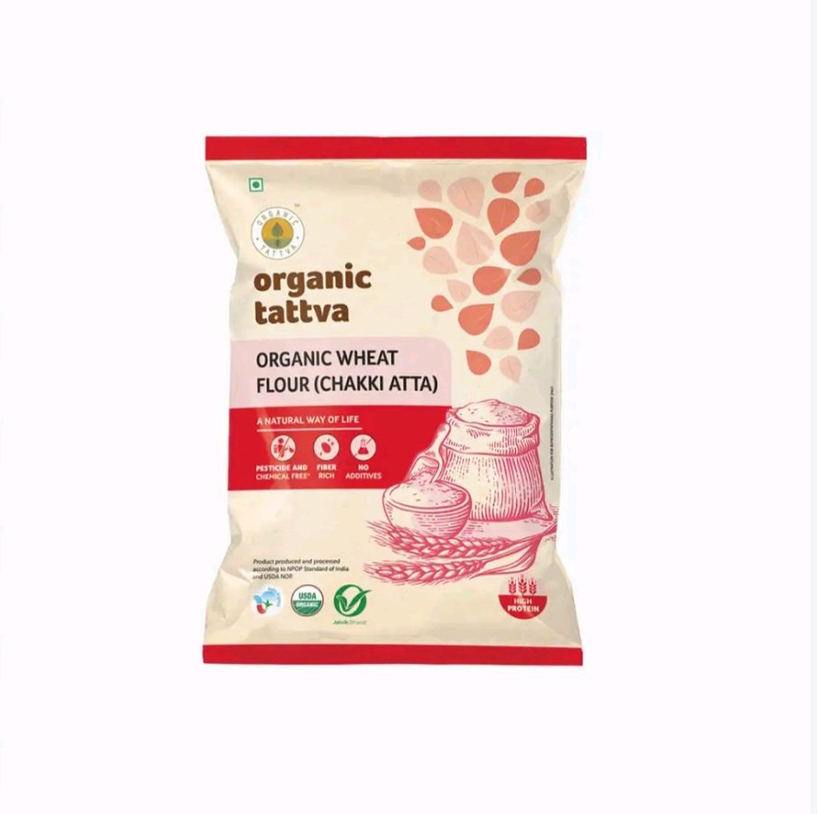 Organic Tattva Organic Wheat Flour (Chakki Atta)