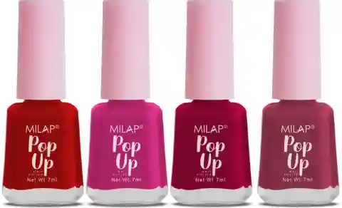 Milap Pop Up Nail Polish Combo – Pack of 4
