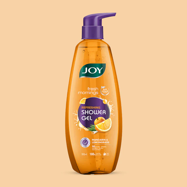 JOY Fresh Mornings Refreshing Shower Gel – Mandarin & Lemongrass