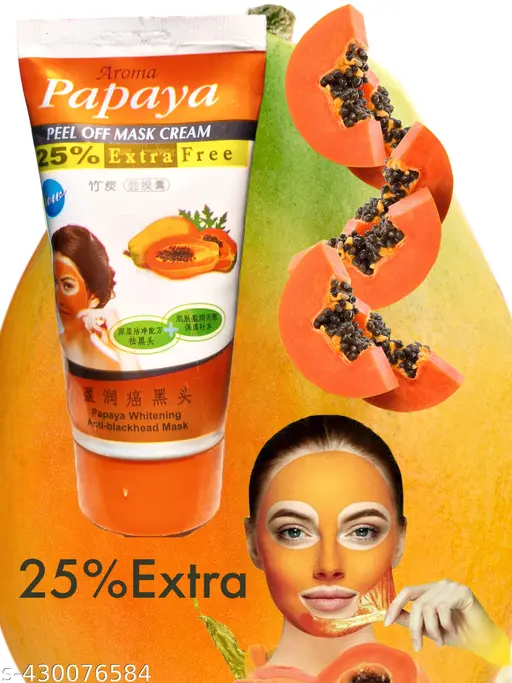 Aroma Papaya Peel Off Mask Cream – 25% Extra