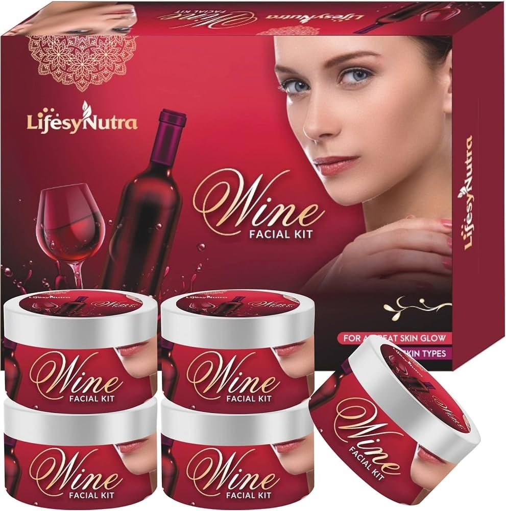 LifesysNutra Wine Facial Kit